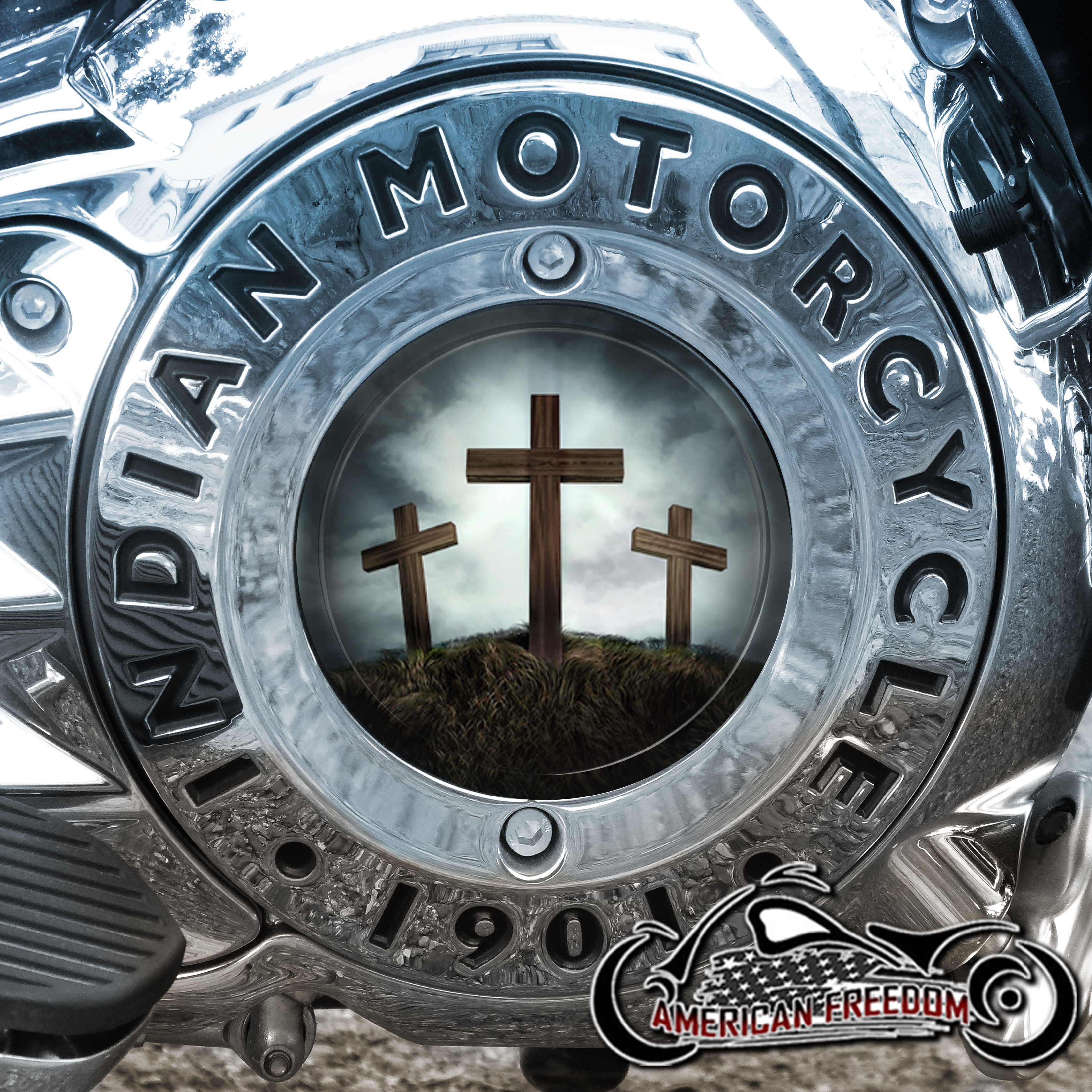 Indian Motorcycles Thunder Stroke Derby Insert - Dusk Crosses